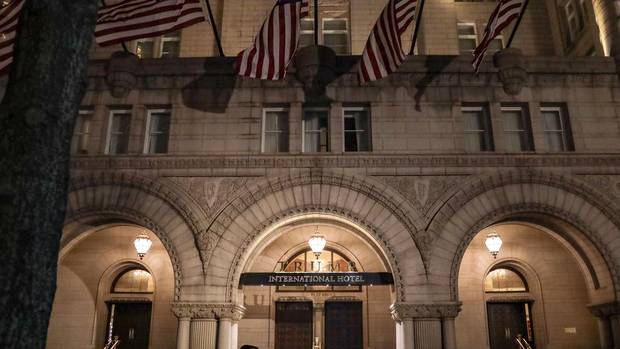 Donald Trump International Hotel in Washington: bei Würdenträgern und Unternehmen beliebt