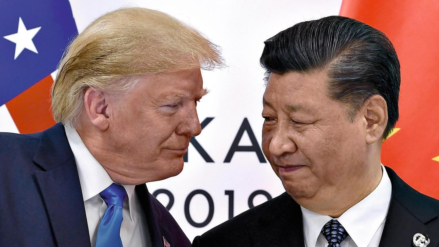 US-Präsident Trump und Chinas Staatschef Xi Jinping